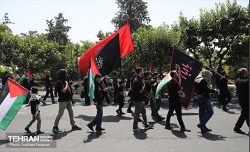 دسته عزاداری دانشگاه امام صادق(ع) در ظهر تاسوعا 28