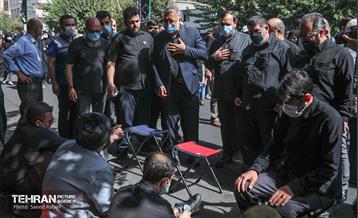 حضور شهردار تهران در مراسم پیاده روی جاماندگان اربعین حسینی 16