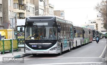 بهره‌برداری از اتوبوس های برقی شهر تهران 24