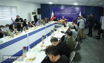 نشست خبری شهردار منطقه 5 1