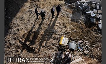 زیرگذر استاد معین قبل از افتتاح 42