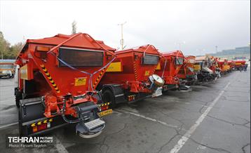 مانور برف روبی شهرداری منطقه 5