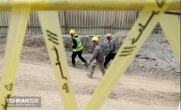 عملیات حفاری خط ۱۰ متروی تهران 55