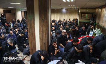 تشییع پیکر خبرنگار فقید مهدی علیرضایی 22