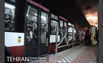 فعالیت شبانه روزی BRT تهران 27