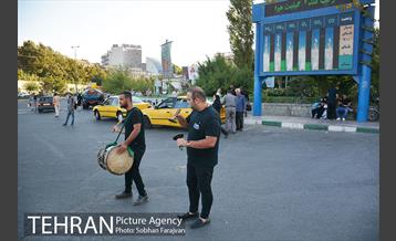 آیین سوگواری اباعبدالله الحسین(ع) در میدان صنعت  1