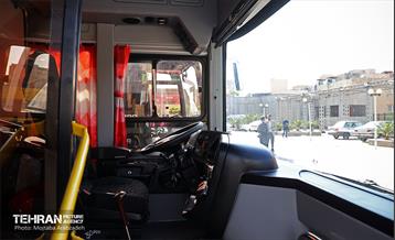 بازدید اعضای شورا از اتوبوس‌های تولید داخل 9