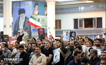 مراسم وداع با پیکر شهیدان خدمت - ۱ 50