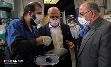 بازدید شهردار منطقه ۲۱ از کارخانه پارس اگزوز 11