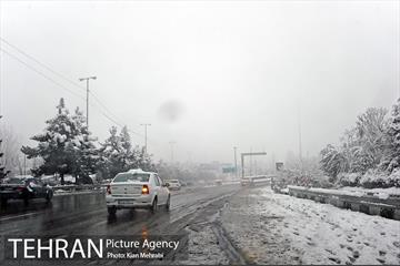 بارش برف زمستانی در تهران 2