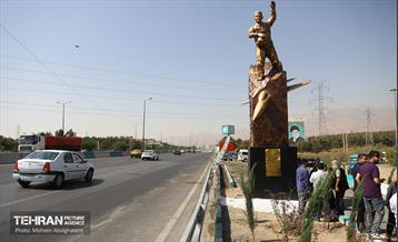 رونمایی از تندیس سرلشکر خلبان شهید بابایی 4