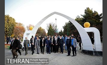 رونمایی از مقبره شهدای گمنام بوستان 22 بهمن 39