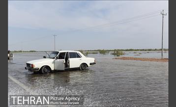 بازدید شهردار تهران از منطقه سیل زده پل قدرت آباد دشت آزادگان 1