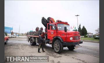 تخلیه آب از منازل مسکونی شهر آق قلا 45