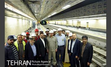 بازدید شهردار تهران از پایانه خط 6 مترو تهران -2 15