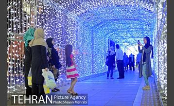 تونل نوری بوستان دانشجو به مناسبت دهه کرامت 11