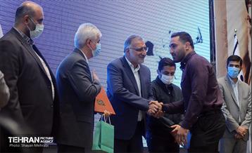 مراسم تجلیل از کشتی‌گیران تیم ملی 56