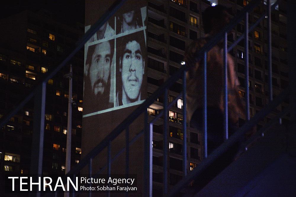 ویدئو مپینگ تصاویر شهدا در میدان صنعت 4