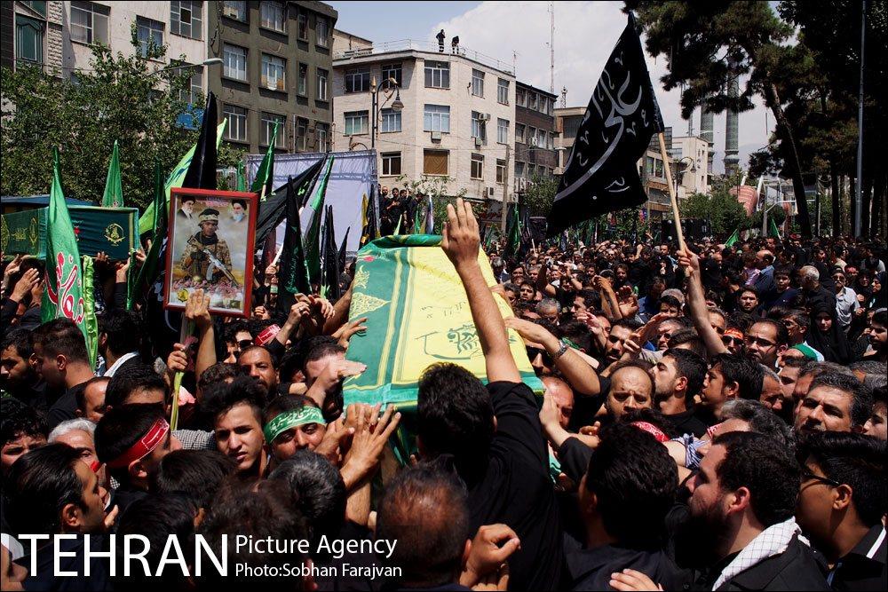 تشییع شهدای مدافع حرم تیپ فاطمیون 20