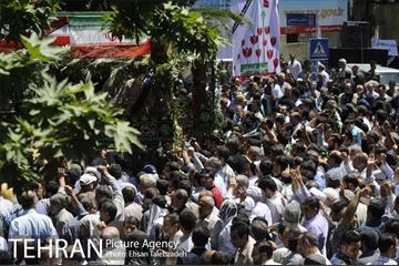 تشییع پیکر شهدای حادثه تروریستی تهران 19