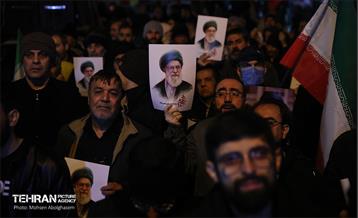 عزاداری هفتمین روز شهادت رهبر انقلاب در میدان بریانک 16