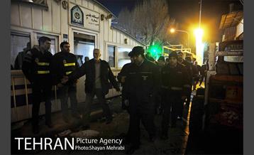 امداد رسانی شبانه در حادثه پلاسکو 31