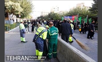 خدمات شهرداری تهران در مراسم پیاده روی جاماندگان حسینی (ع) 21