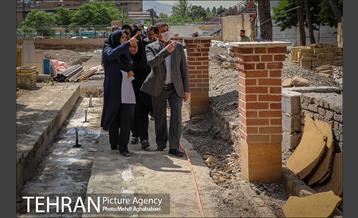 بازدید مهندس شاپور رستمی معاون هماهنگی و امور مناطق شهرداری تهران از پروژه های منطقه ۸ 6