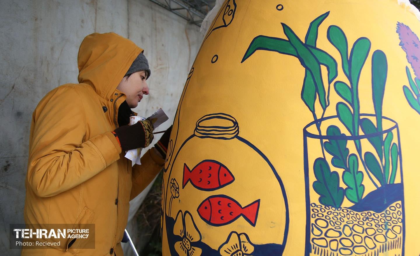 جشنواره تخم مرغ رنگی در بوستان ملت 12