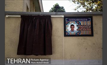 مراسم نصب تابلوی کوچه به نام شهید آتش نشان داداشی 10