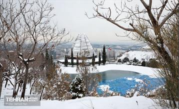 روز برفی در آبشار تهران 41