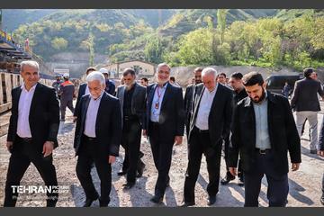 بازدید شهردار و استاندار تهران از سد لار 20