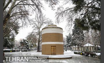 روز برفی تهران در پارک شهر 11