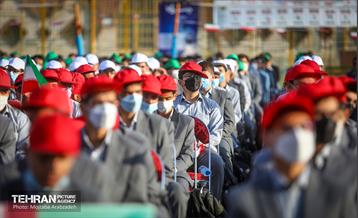 مراسم آغاز سال تحصیلی در دبیرستان ماندگار البرز