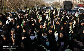 تشییع پیکر شهید گمنام دفاع مقدس "همسایه فردوس" 13