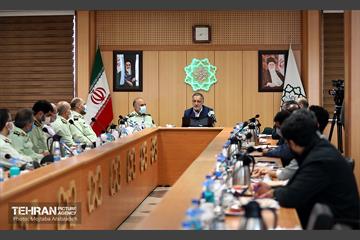 نشست شهردار تهران با فرمانده نیروی انتظامی تهران بزرگ 7