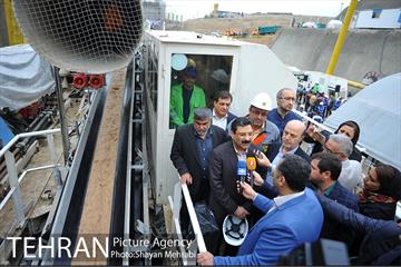 آغاز  حفاری تونل  محور جنوبی خط 6 مترو تهران 32