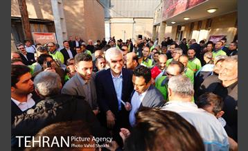 مراسم اعزام کاروان خادم الحسین (ع) شهرداری تهران به عتبات عالیات با حضور شهردار تهران 9