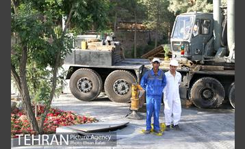 بازدید شهردار تهران از آخرین مراحل ساخت فاز2 باغ پرندگان 16