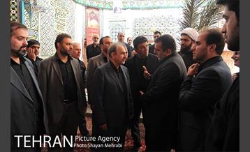 حضور شهردار تهران در مراسم عزاداری تاسوعای حسینی، بازار تهران 32