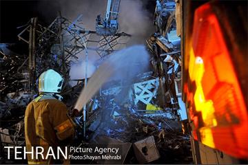 امداد رسانی شبانه در حادثه پلاسکو 28