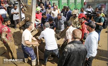 بازدید شهردار تهران از منطقه سیل زده امام زاده داوود(ع) 5