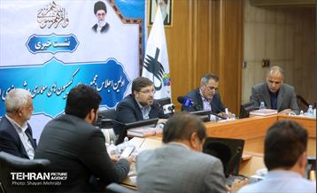 نشست خبری اولین اجلاس همکاری کمیسیون های معماری و شهرسازی شوراهای استان تهران 7