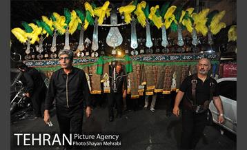 عزاداری شب تاسوعا در خیابان های تهران 8