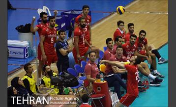 دیدار تیم های ملی والیبال ایران و هند 7