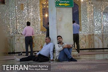 حال و هوایی از افطار تا سحر در حرم شاه عبدالعظیم حسنی 4