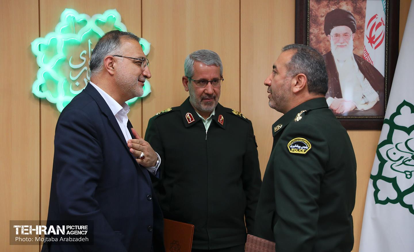 مراسم معارفه فرمانده یگان حفاظت شهرداری تهران 10