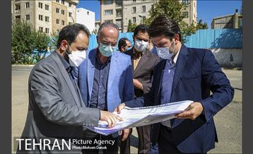 بازدید معاون فنی عمرانی از پروژه های منطقه 12