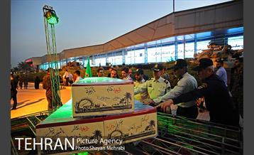 مراسم وداع با 150 شهید دوران دفاع مقدس 2