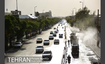 عملیات ضدعفونی معابر محله شوش  27